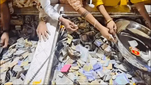 श्रीसांवलिया सेठ के दरबार में नोटों की ‘बारिश’; भंडार से निकले 35.40 करोड़, 592 ग्राम सोना और 112 किलो चांदी