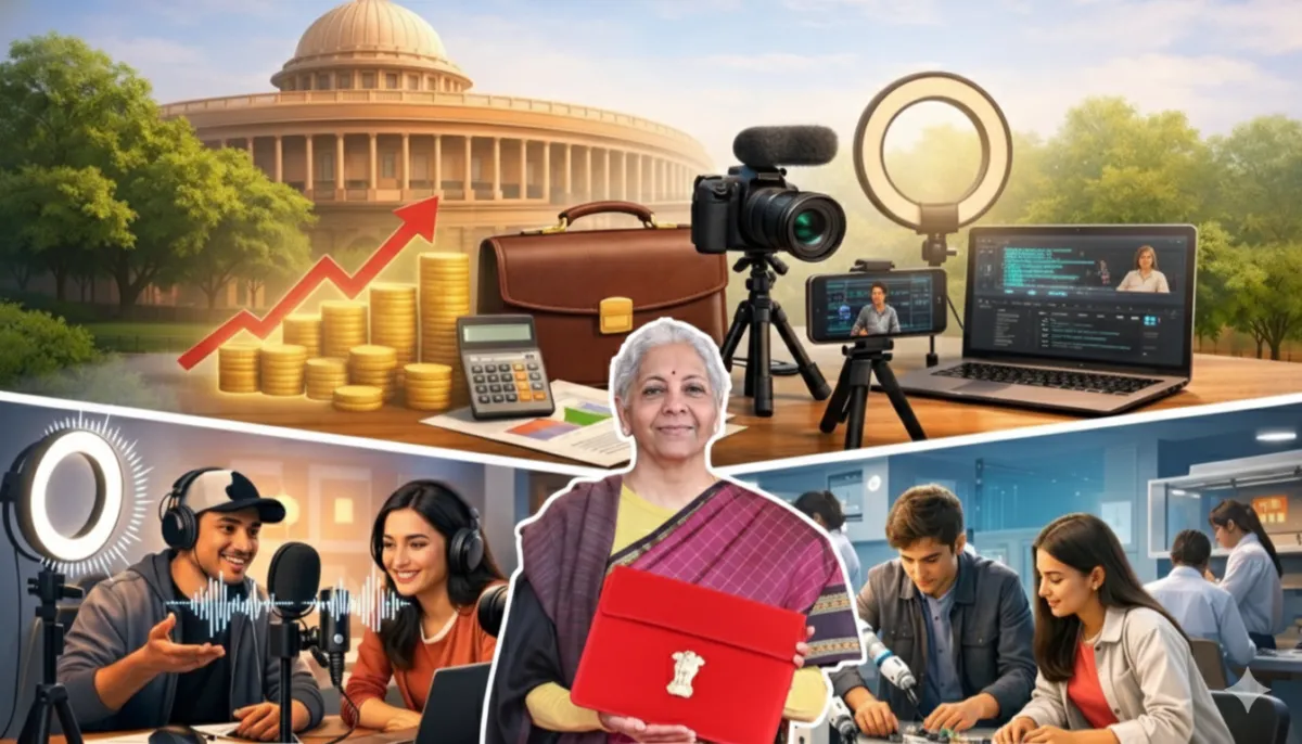 Budget 2026: यूट्यूबर्स और गेमिंग सेक्टर की होगी मौज! स्कूल-कॉलेजों में बनेंगीं कंटेंट क्रिएटर लैब