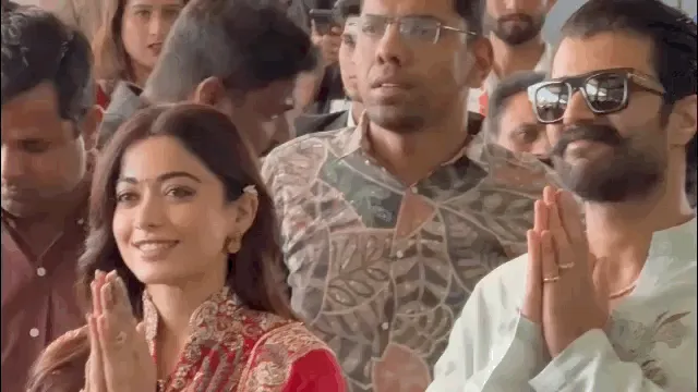 पहली बार पति के साथ दिखीं ‘पुष्पा’ की हीरोइनः उदयपुर एयरपोर्ट पर फैंस को दिया फ्लाइंग किस, सिर झुकाकर कहा थैंक्स, हैदराबाद में होगा रिसेप्शन