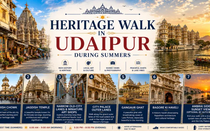 Summer Heritage Walk in Udaipur: Explore the City’s Most Iconic & Timeless Landmarks