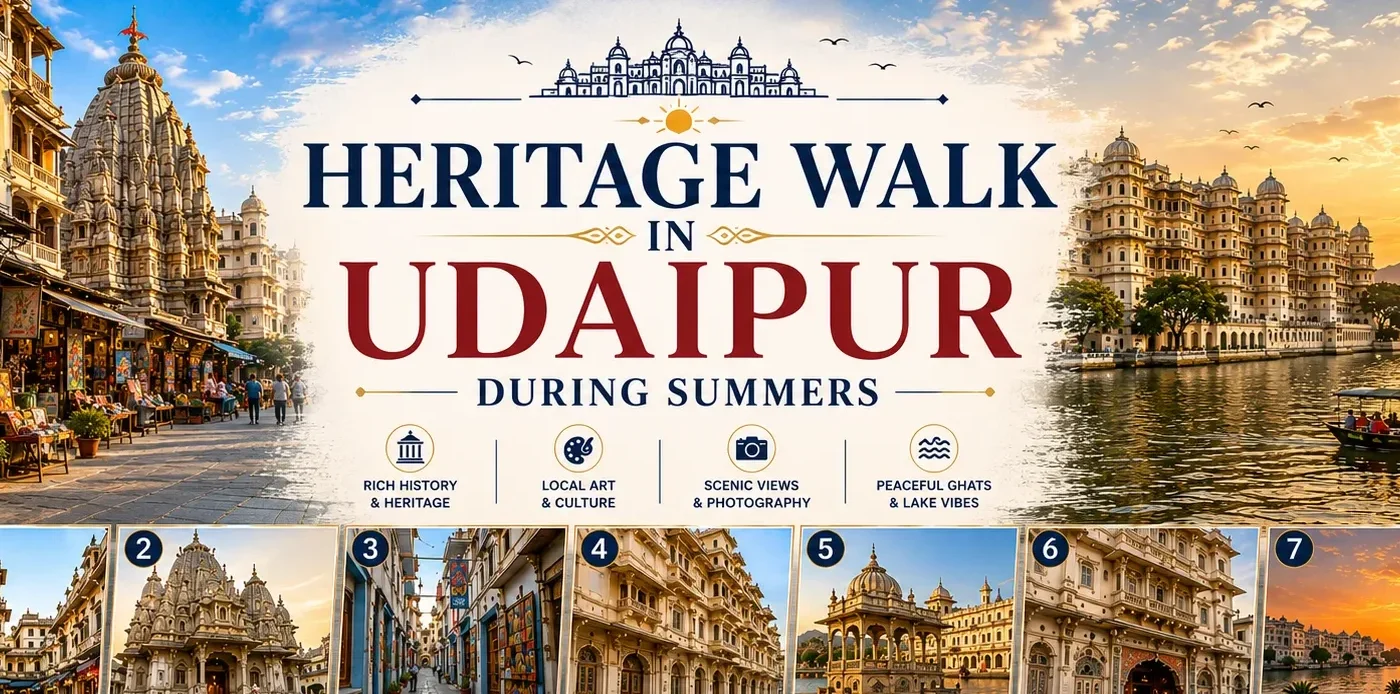 Summer Heritage Walk in Udaipur: Explore the City’s Most Iconic & Timeless Landmarks