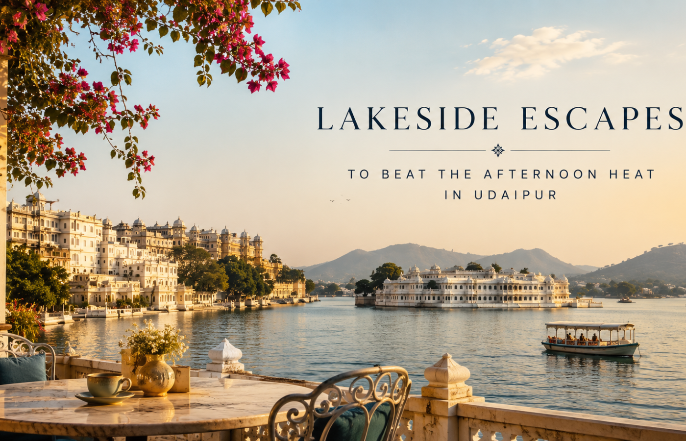 Lakeside Cafés to Escape the Afternoon Heat in Udaipur
