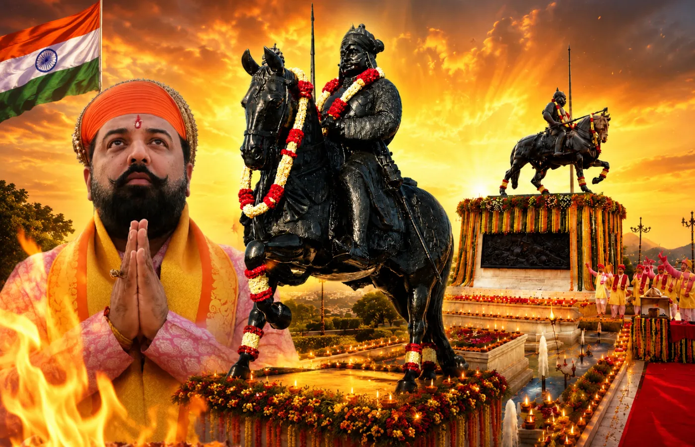 महाराणा प्रताप जयंती आज, मोती मगरी स्मारक पर प्रोग्रामः डॉ. लक्ष्यराज सिंह ने की विशेष पूजा-अर्चना, 486 दीपकर जलाए, 486 किलो लड्डुओं का भोग लगाया