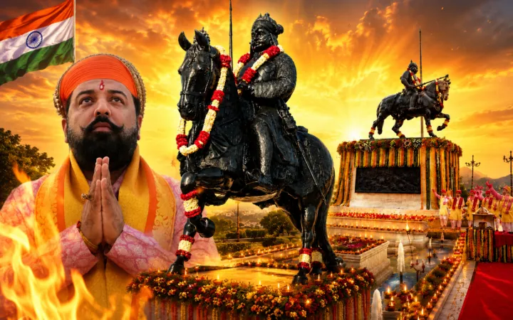महाराणा प्रताप जयंती आज, मोती मगरी स्मारक पर प्रोग्रामः डॉ. लक्ष्यराज सिंह ने की विशेष पूजा-अर्चना, 486 दीपकर जलाए, 486 किलो लड्डुओं का भोग लगाया