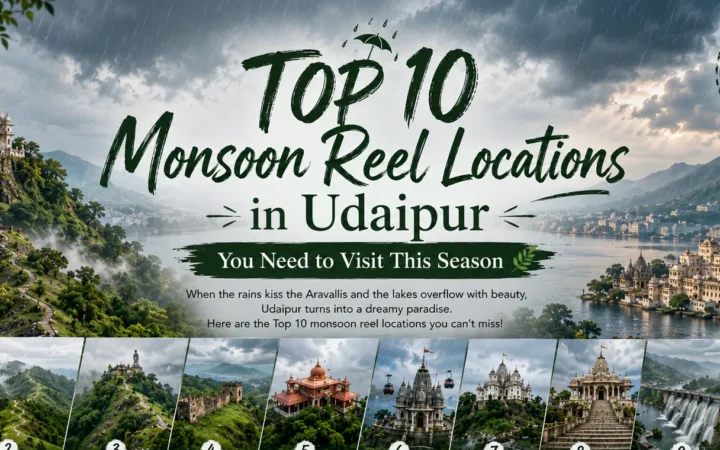 Top 10 Monsoon Reel Locations in Udaipur You Need to Visit This Season