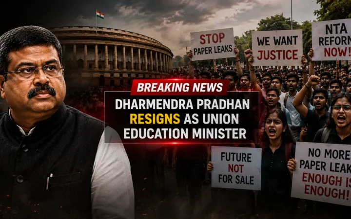 BREAKING NEWS: Dharmendra Pradhan Resigns as Union Education Minister