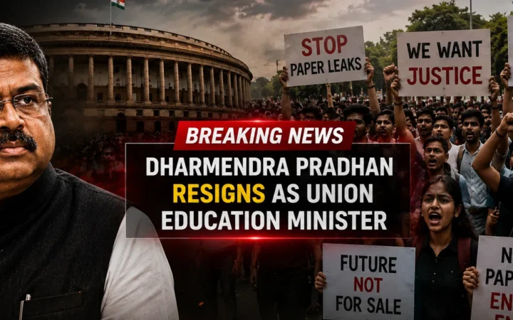 BREAKING NEWS: Dharmendra Pradhan Resigns as Union Education Minister
