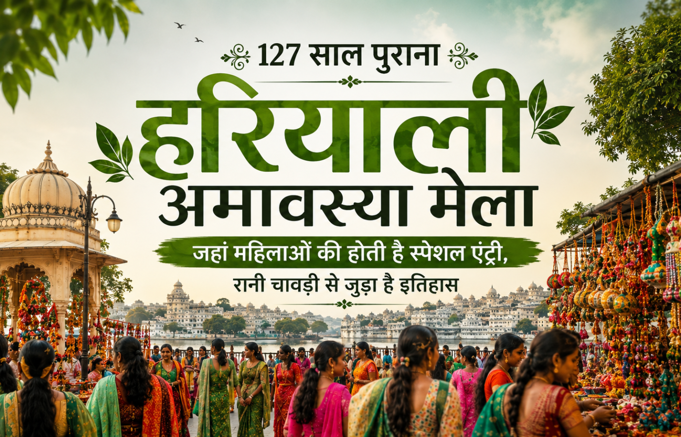 127 साल पुराना हरियाली अमावस्या मेला, जहां महिलाओं की होती है स्पेशल इंट्री, रानी चावड़ी से जुड़ा है इतिहास